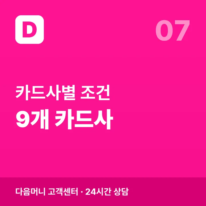 카드깡 업체 상담 전 카드사별 조건 9곳